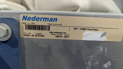 Used 2022 NEDERMAN S1000 Dust Collectors New York US | Martin's Woodworking Machinery #1364763