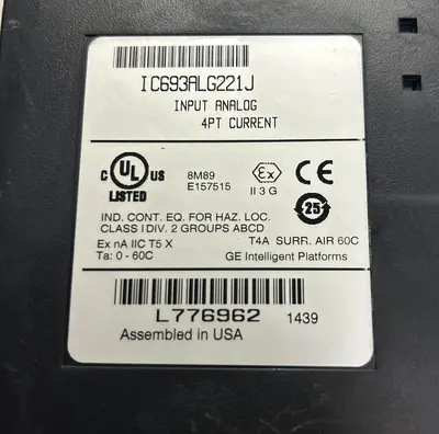 Used GE FANUC IC693ALG221J Industrial Controls Ohio US | Surplus Asset Holdings #1238774