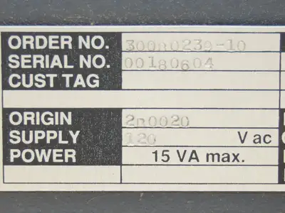 Foxboro E96R-HA-CS-E/CG-A Magnetic Flow Transmitter 0-5mV 120VAC