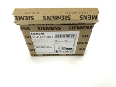 USED SIEMENS MINIATURE CIRCUIT BREAKER 1-POLE 240V 6A