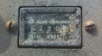 SPC9263  Forklift 3500 lbs. Allis Chalmers propane forklift model ACC35 PS, squeeze forks, 130 1/2" lift height
