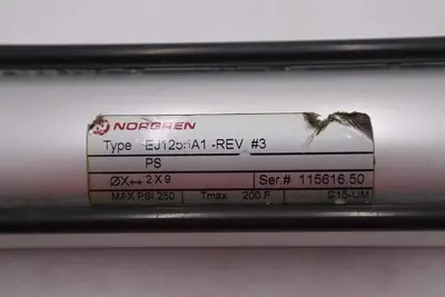 NORGREN Pneumatic Air Cylinder EJ1255A1 - REV #3 STOCK 3476-A