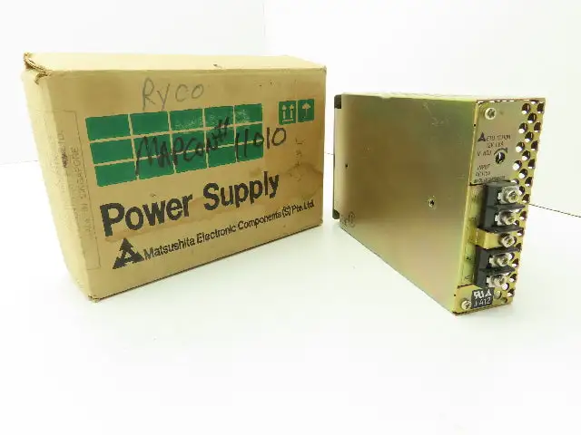MATSUSHITA ETU-12J18H Adjustable Power Supply, 12V, 1.8A, Input: AC 115V