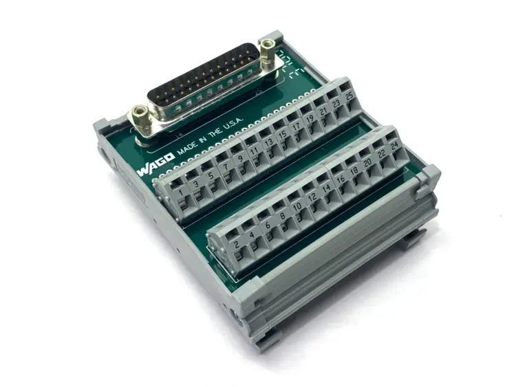 Used WAGO Rev. B D-Sub Module 25-Pin Printed Circuit Boards (PCB) Michigan US | Maverick Industrial Sales #1393546