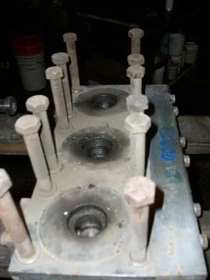 USED GARDNER DENVER PS-25 TRIPLEX INJECTION PUMP