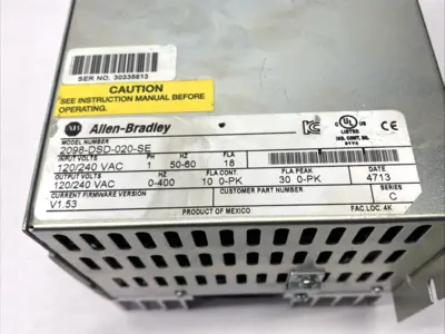 USED ALLEN-BRADLEY 2098-DSD-20-SE SER. C