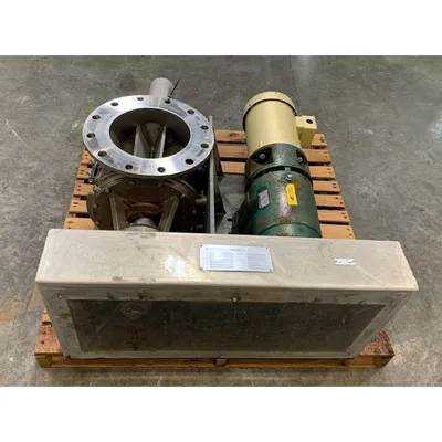 Used 10" Stainless Steel Flo-Tronics Rotary Airlock Feeder Valve