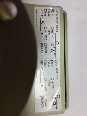 Ashcroft LDDN4KKB25 XFS Differential Pressure Switch 15A 125/250VAC 30PSID 200kPa