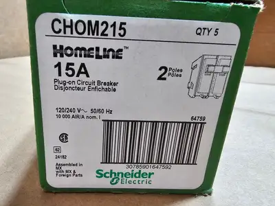 New | in-Stock SCHNEIDER ELECTRIC CHOM215 Switchgears British Columbia CA | Lenmark #1438291