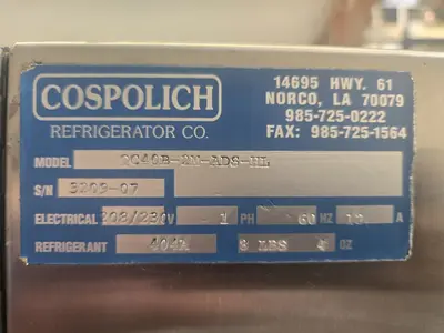 Used _UNKNOWN_ QC40B Freezers California US | TNT Industrial #1516808