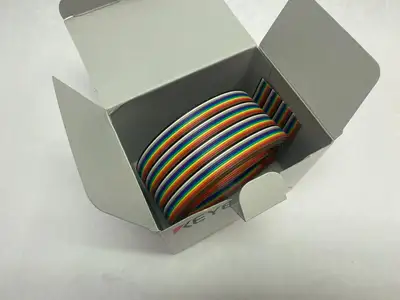 USED KEYENCE DEDICATED PARALLEL CONNECTION RIBBON CABLE 3M