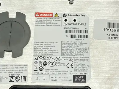 USED ALLEN-BRADLEY SER. C PANELVIEW PLUS 7 TERMINAL OPERATOR INTERFACE