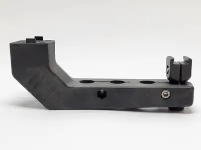 3842539336, 3842539330 | Bosch Rexroth 3842539330 Support Arm w/ 3842539336 Guide Rail Clamping Piece - Used