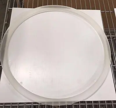 Veeco RF 350 or RF 1201 Quartz liner with quartz ring