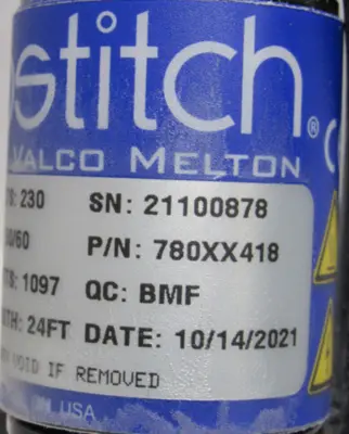 NEW VALCO MELTON 780XX418 HOT MELT GLUE HOSE 24FT