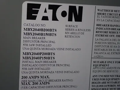 USED EATON MBX2040B200BTS