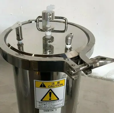 CHEMICAL BOTTLE STAINLESS STEEL TA201