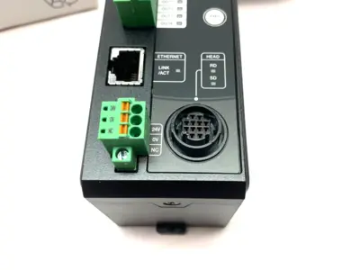 USED KEYENCE ETHERNET COMMUNICATION CONNECTION UNIT 11-POINT DISPLAY 24VDC
