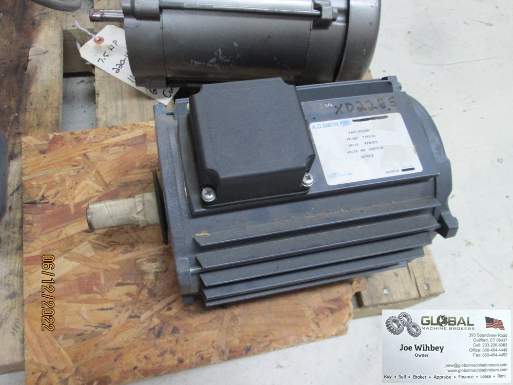 A.O Smith 1.5HP Electric Motor XD2286 10 Pole, 460 Volts
