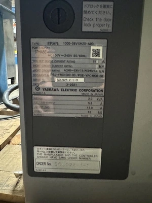 2021 YASKAWA MOTOMAN GP25 6 Axis Robots | K.B. Industries LLC (8)