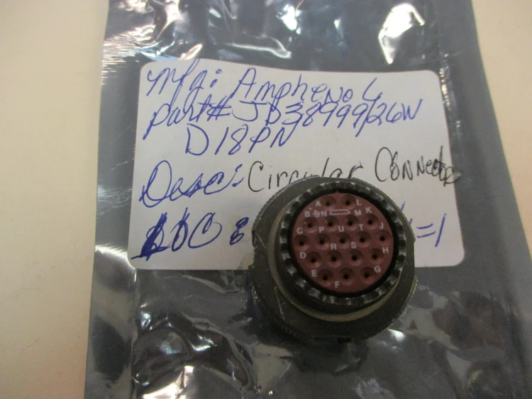 New | in-Stock Amphenol JD38999/26WD18PN Cable & Wire Arizona US | ASSET CONVERSION SPECIALISTS, INC. #306474