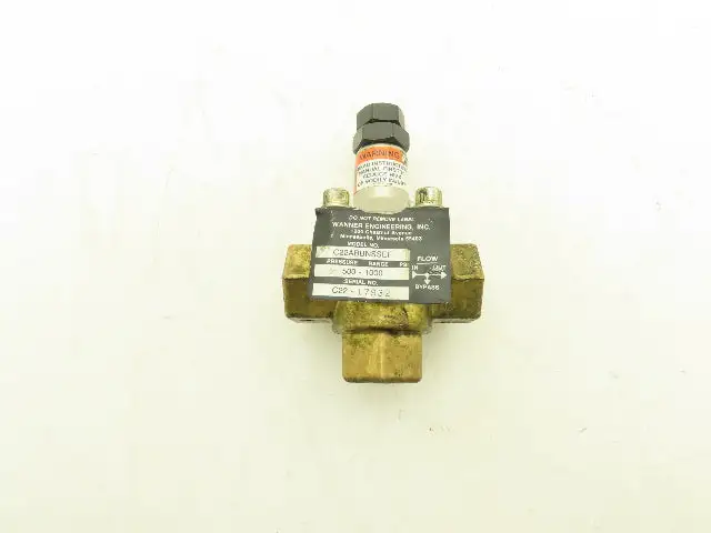 Used WANNER _UNKNOWN_ Valves/Fittings | Arrow Industrial #625898