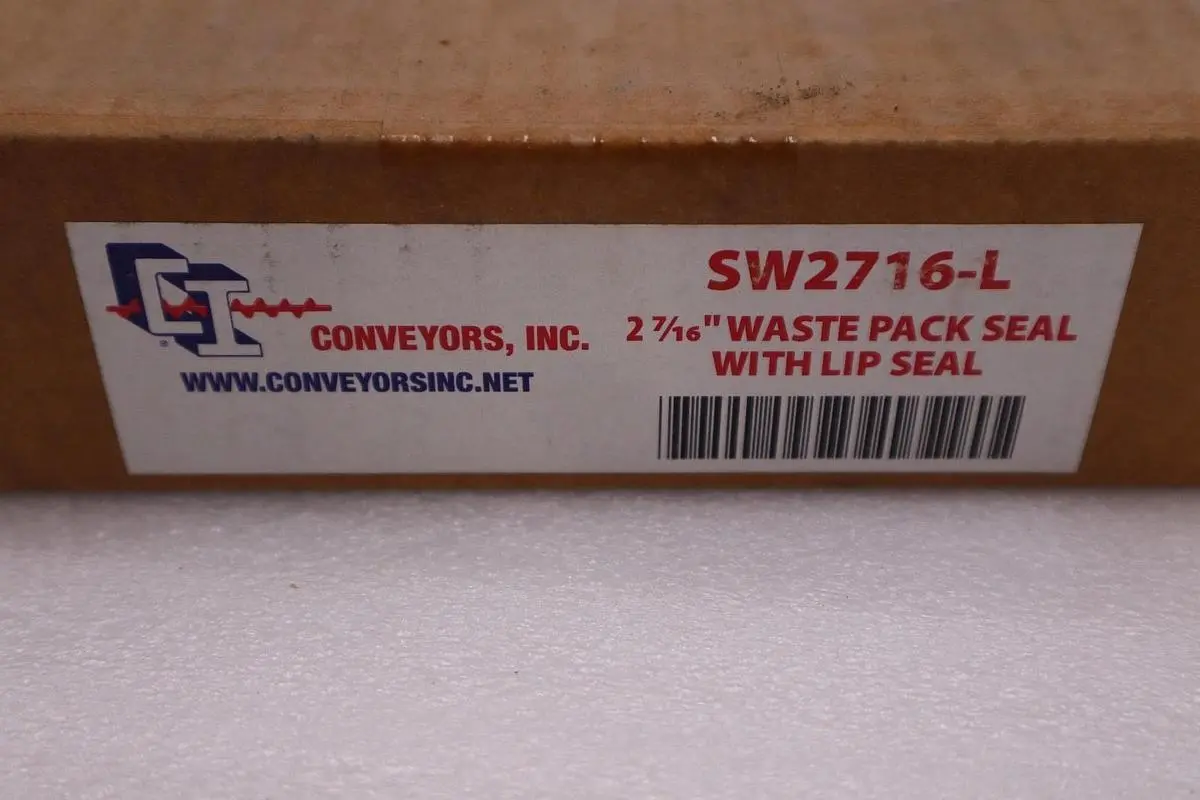 Conveyors Incorporated SW2716-L 2 7/16 WASTE PACK SEAL W/LIPSEAL STOCK H1192