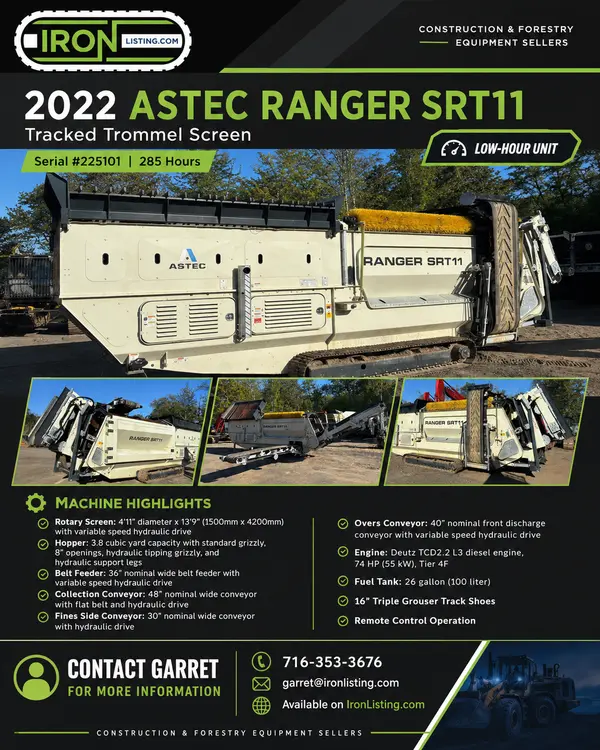 Used 2022 ASTEC SRT11 Screens (Misc) Maine US | Iron Listing #1135269