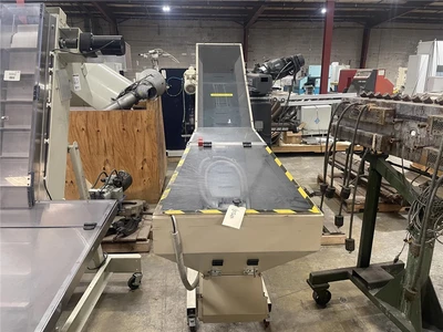11.5" W x 72" L Valois Portable Elevator Hopper Conveyor