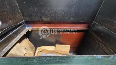 USED HARRIS HLO12HD WIDE MOUTH HORIZONTAL WITH CONVEYOR