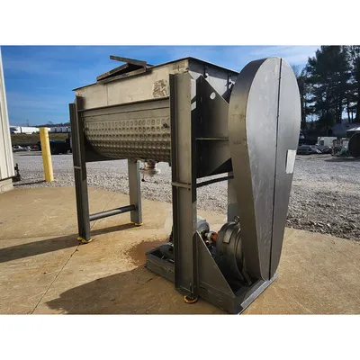 Used 35 Cu/Ft Stainless Steel Jacketed Double Ribbon Mixer