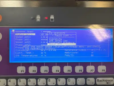 Markem-Imaje 9040 Ink Jet Printer with ENP35372/B Print head module