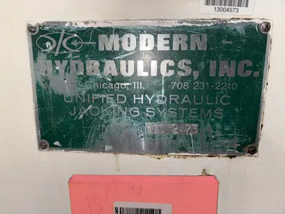 40 TON MODERN HYDRAULICS 4 CYLINDER PORTABLE HYDRAULIC DIE SETTING & SEPARATING SYSTEM: YOBRO #23866