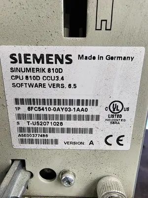 USED SIEMENS 6FC5410-0AY03-1AA0