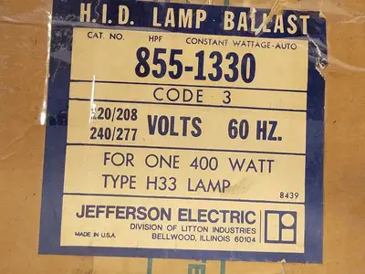 NEW JEFFERSON ELECTRIC 855-1330
