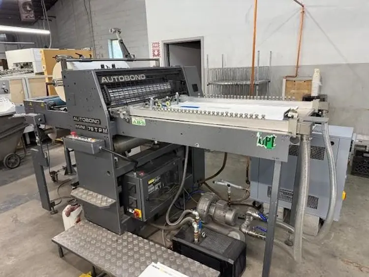 Used 2009 AUTOBOND MINI 76 TPH DOUBLE SIDED LAMINATOR Coating & Laminating Illinois US | Capital Equipment Solutions #1144710
