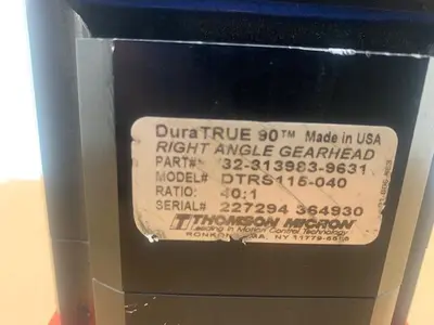 Thomas Micron DTRS115-040 Tooling & Accessories, Gear Head | Machinery Central (2)