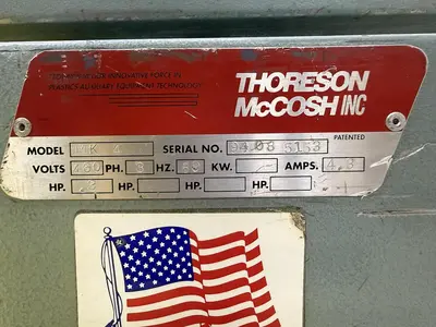 Used THORESON MCCOSH MK 4 Vacuum Pumps Michigan US | Ideal Machinery #1302712