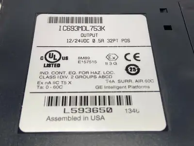 USED GE OUTPUT 12/24 VDC 0.5A, 32 PT POS