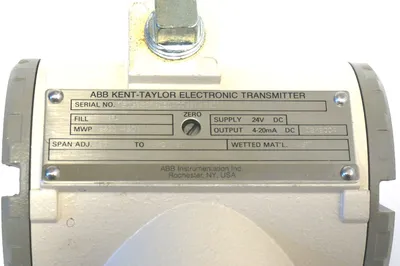 NEW ABB KENT-TAYLOR FL 24V DC 2500 PSIG 30/180 PSI ELECTRONIC TRANSMITTER
