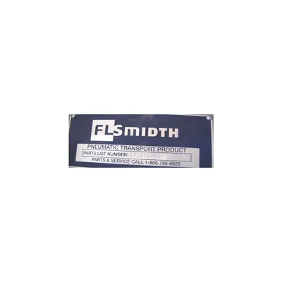 UNUSED F. L. SMIDTH 10" SQ. SLIDE GATE - CAST ALUMINUM