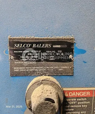 USED SELCO 2R-12150-NF HORIZONTAL WITH CONVEYOR