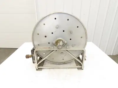 Hannay Reels 716-19-20J SR Retractable Industrial Air Hose Reel 1/2" X 35'