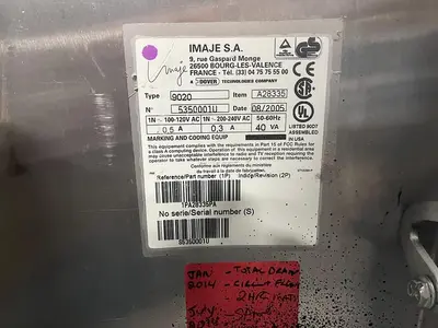 USED 2005 MARKEM-IMAJE 9020