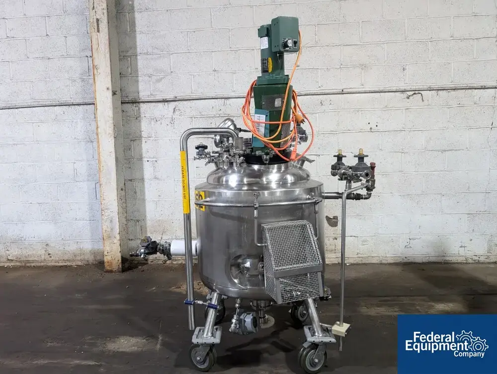 USED Precision 150 Liter Precision Stainless Reactor, 316L S/S, 45/100#