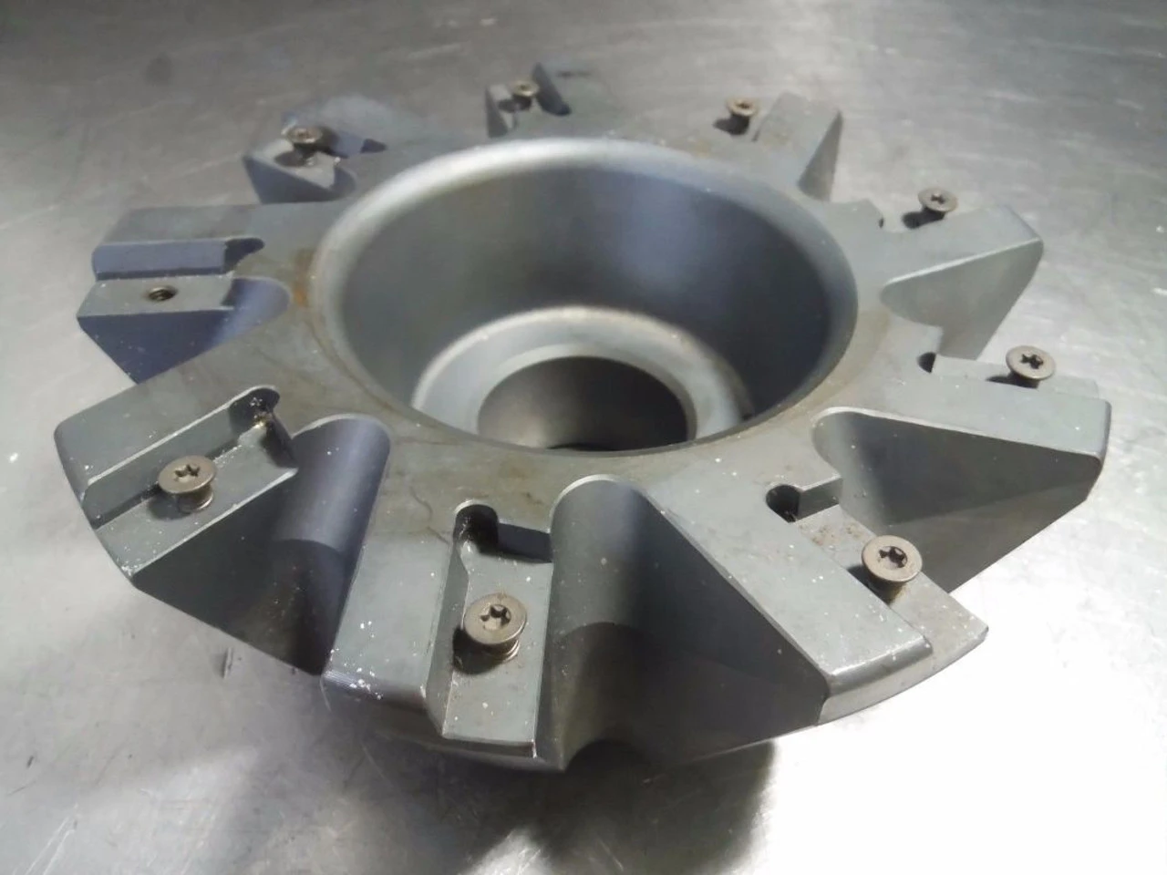 Ingersoll 6.42" Indexable Plunge Milling Cutter 1.5" Arbor PHU64258R02 (LOC988C)