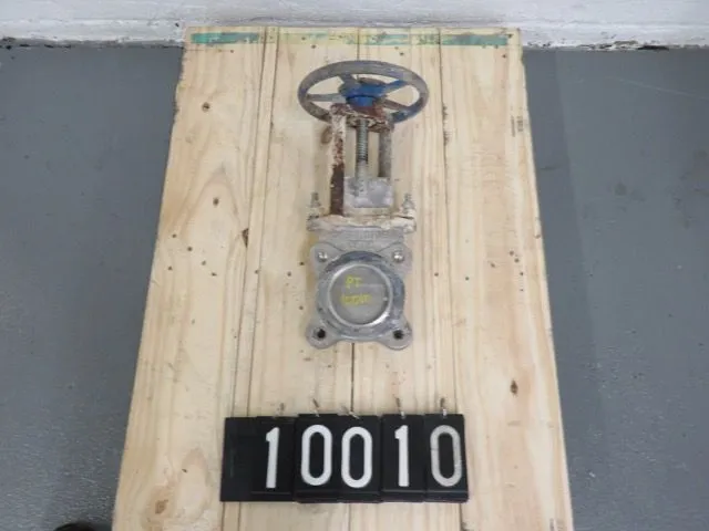 TL 3"-150 knife gate valve, hand wheel operated