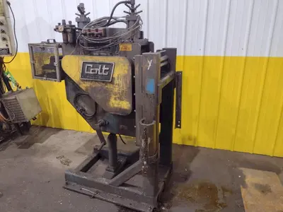 12" WIDE COLT AUTOMATION MODEL #CERFS 25 12 STRAIGHTENER SERVO FEEDER & REXROTH CONTROLS: YOBRO #24290