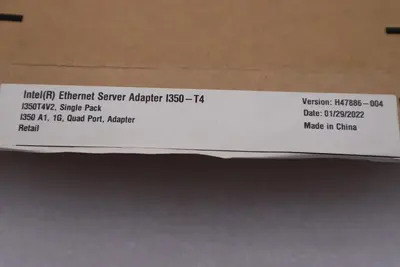 Intel I350-T4V2 I350-T4 PCI-E Quad Port RJ45 Gigabit Server Adapter STOCK H192A