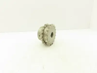Martin DS12B18SS Stainless Double Roller Chain Sprocket 18-Tooth 3/4"P 30mm Bore
